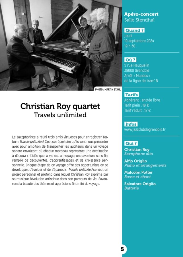 Christian Roy quartet