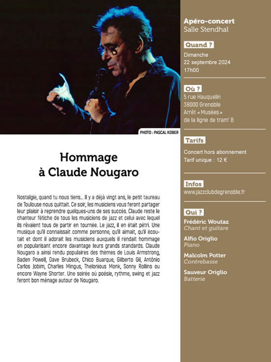 Hommage a Claude-Nougaro