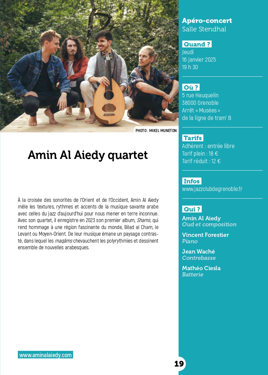 Amin Al Aiedy quartet